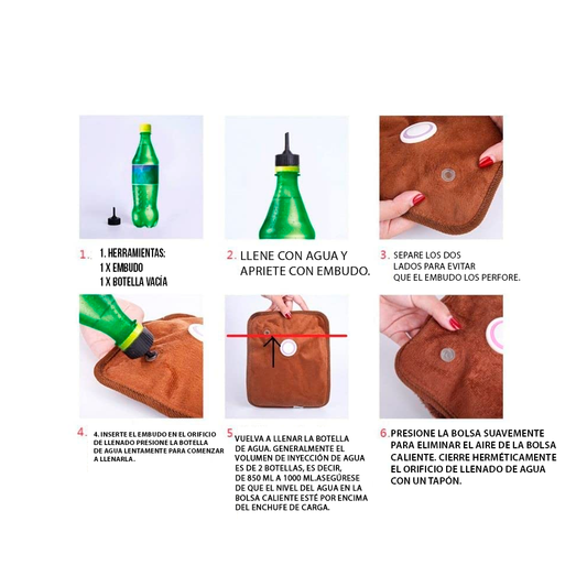 Guatero Recargable Calentador De Manos